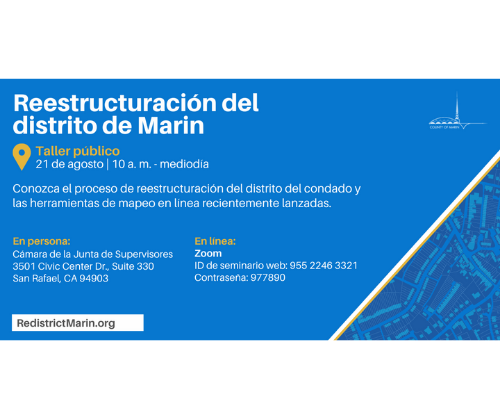 Reestructuración del distrito de Marin