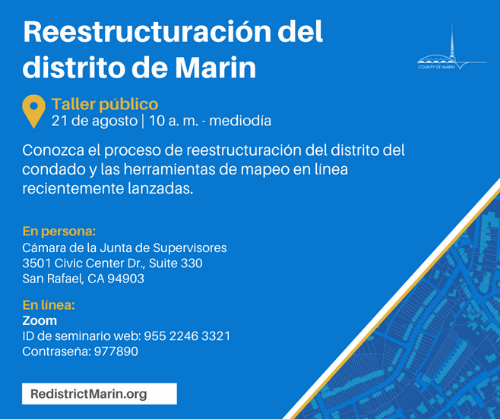 Reestructuración del distrito de Marin